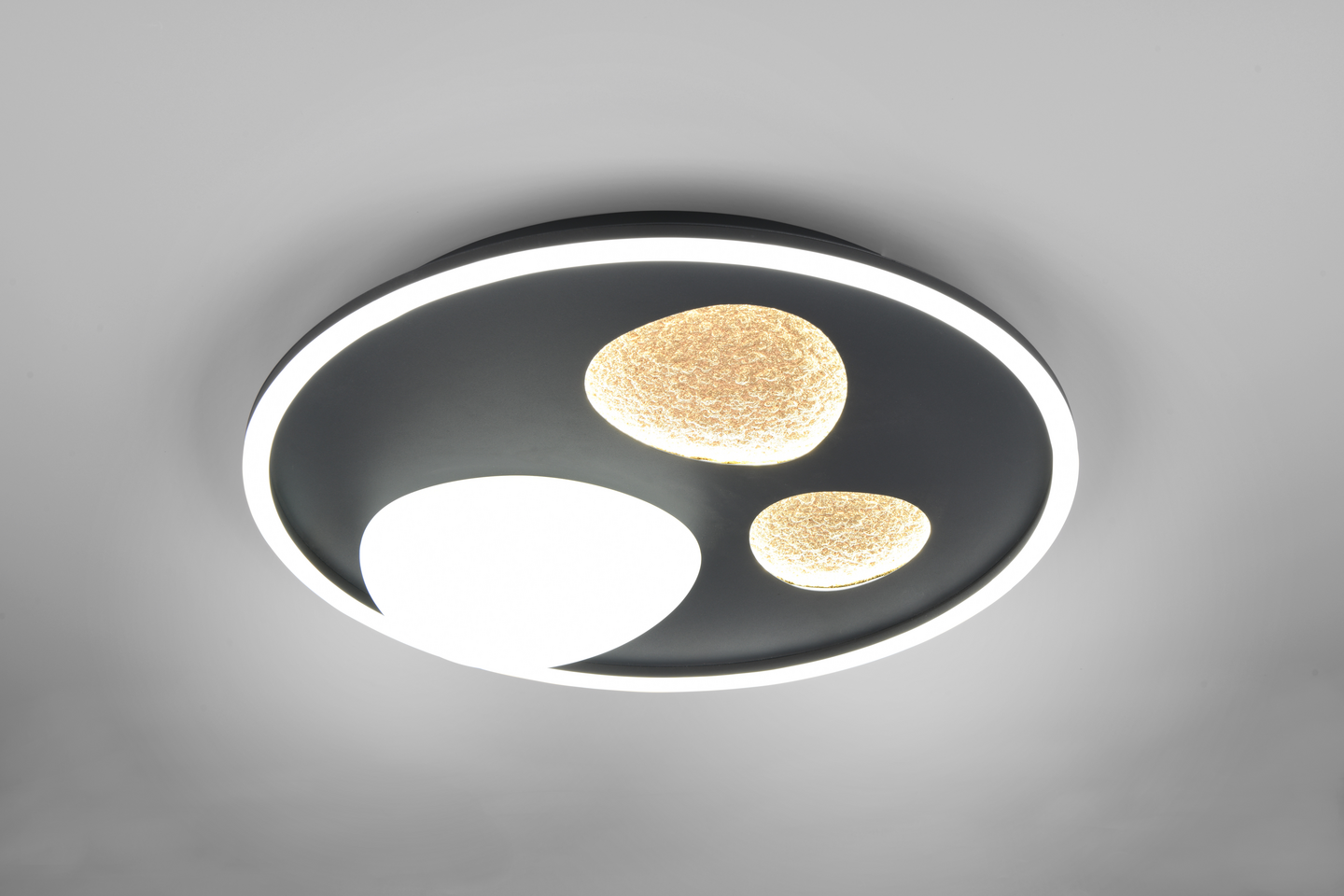 Kattovalaisin TRIO Pebble led 36W 4500lm mattamusta