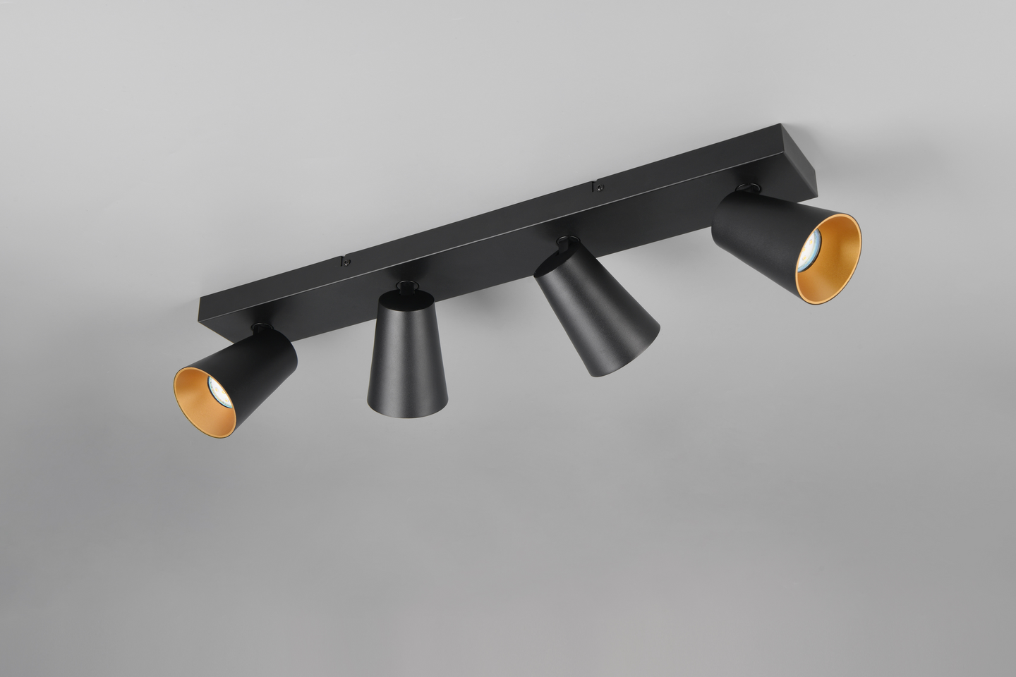 Spotti TRIO Sharp E14 4-osainen mattamusta