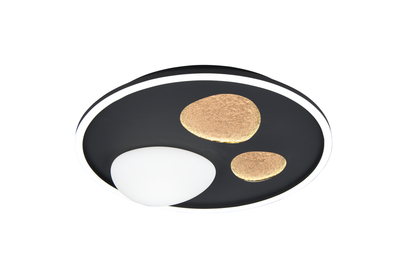 Kattovalaisin TRIO Pebble led 36W 4500lm mattamusta