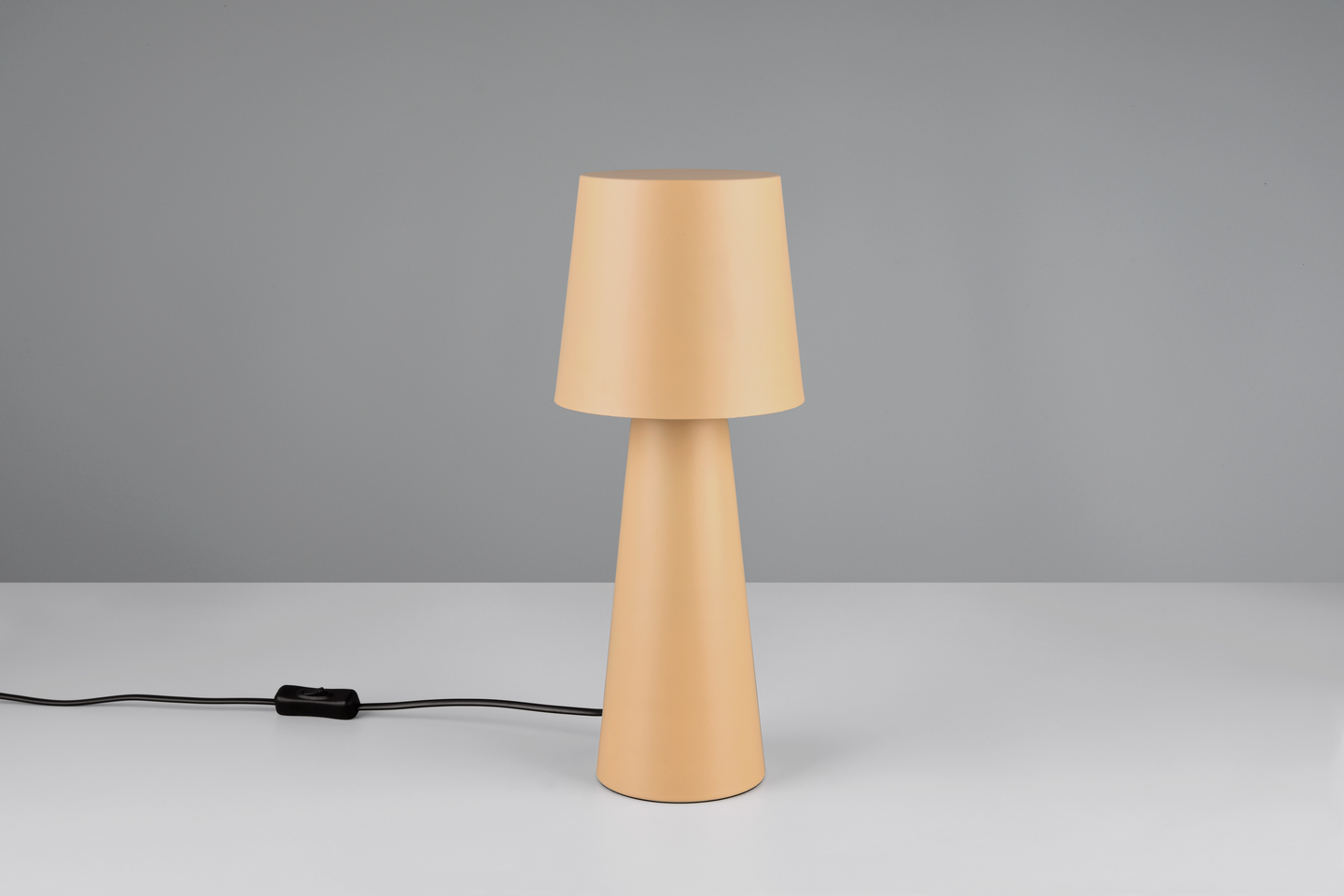 Pöytävalaisin TRIO Nubian E27 kellertävänruskea