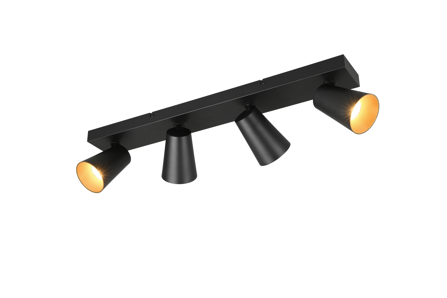 Spotti TRIO Sharp E14 4-osainen mattamusta