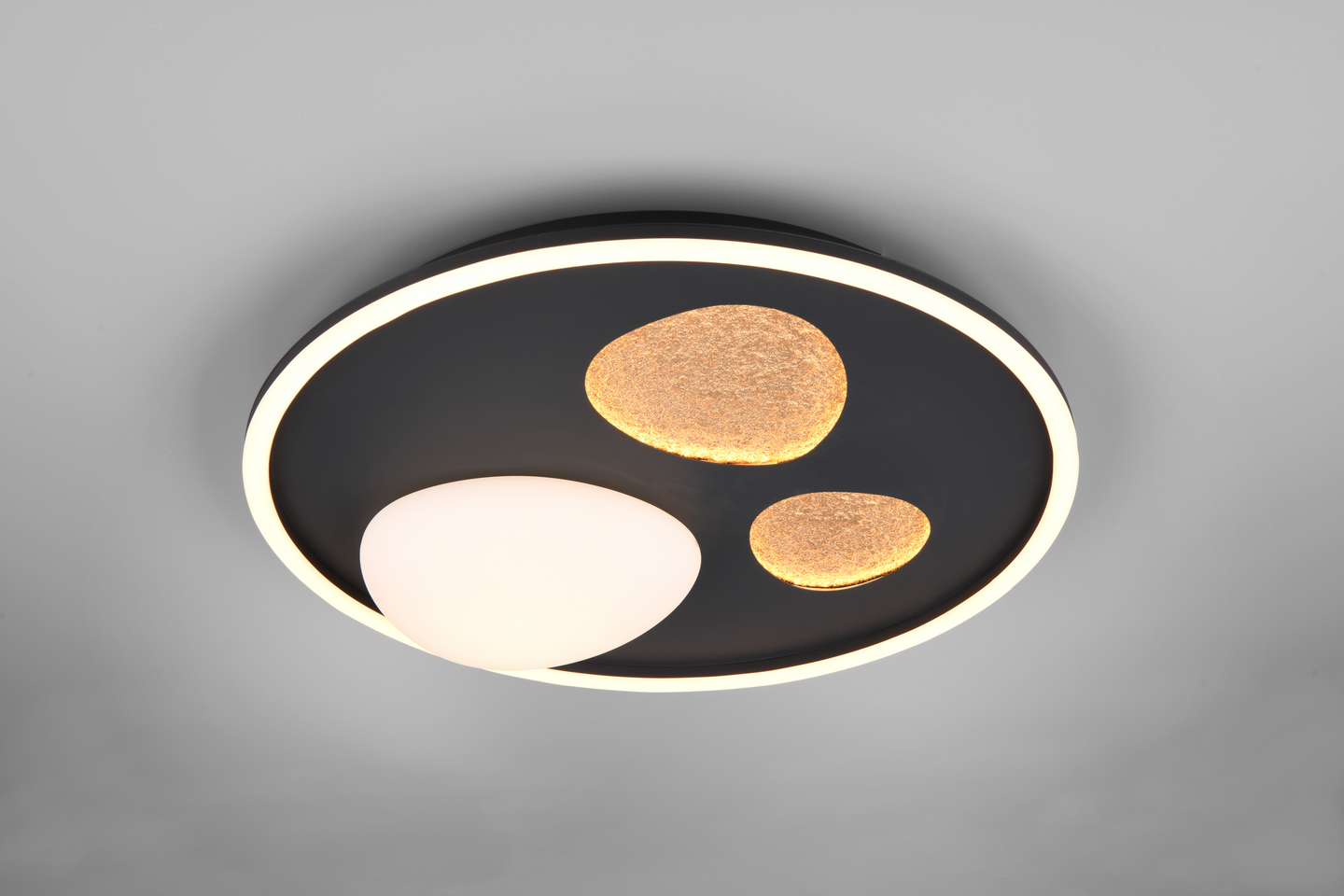 Kattovalaisin TRIO Pebble led 36W 4500lm mattamusta