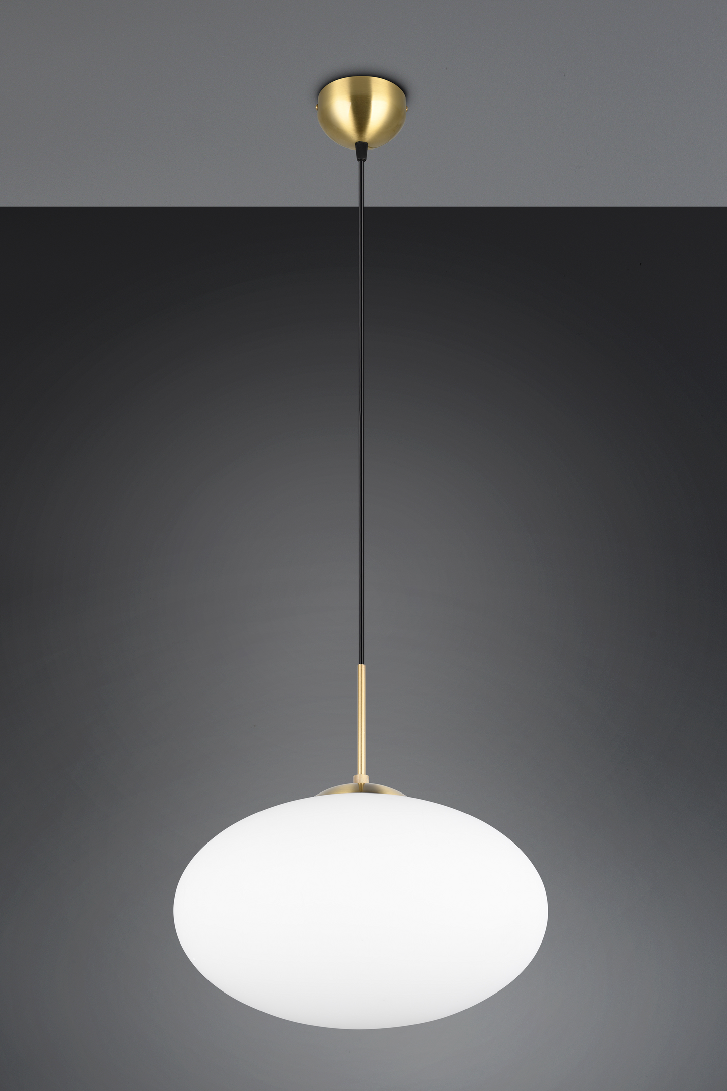 Riippuvalaisin TRIO Fomento E27 40 cm mattamessinki/valkoinen