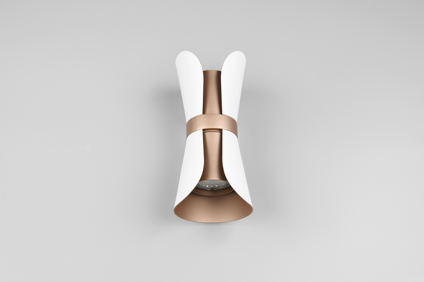 Seinävalaisin TRIO Coat GU10 2-osainen mattavalkoinen