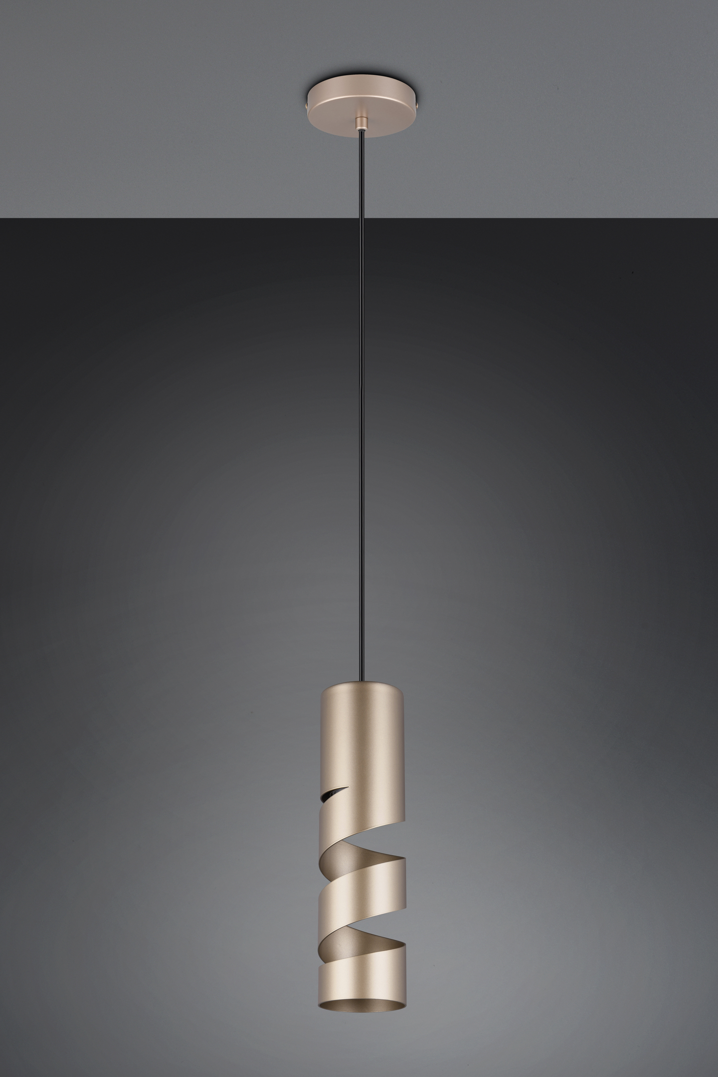 Riippuvalaisin TRIO Stream GU10 1-osainen kahvinruskea