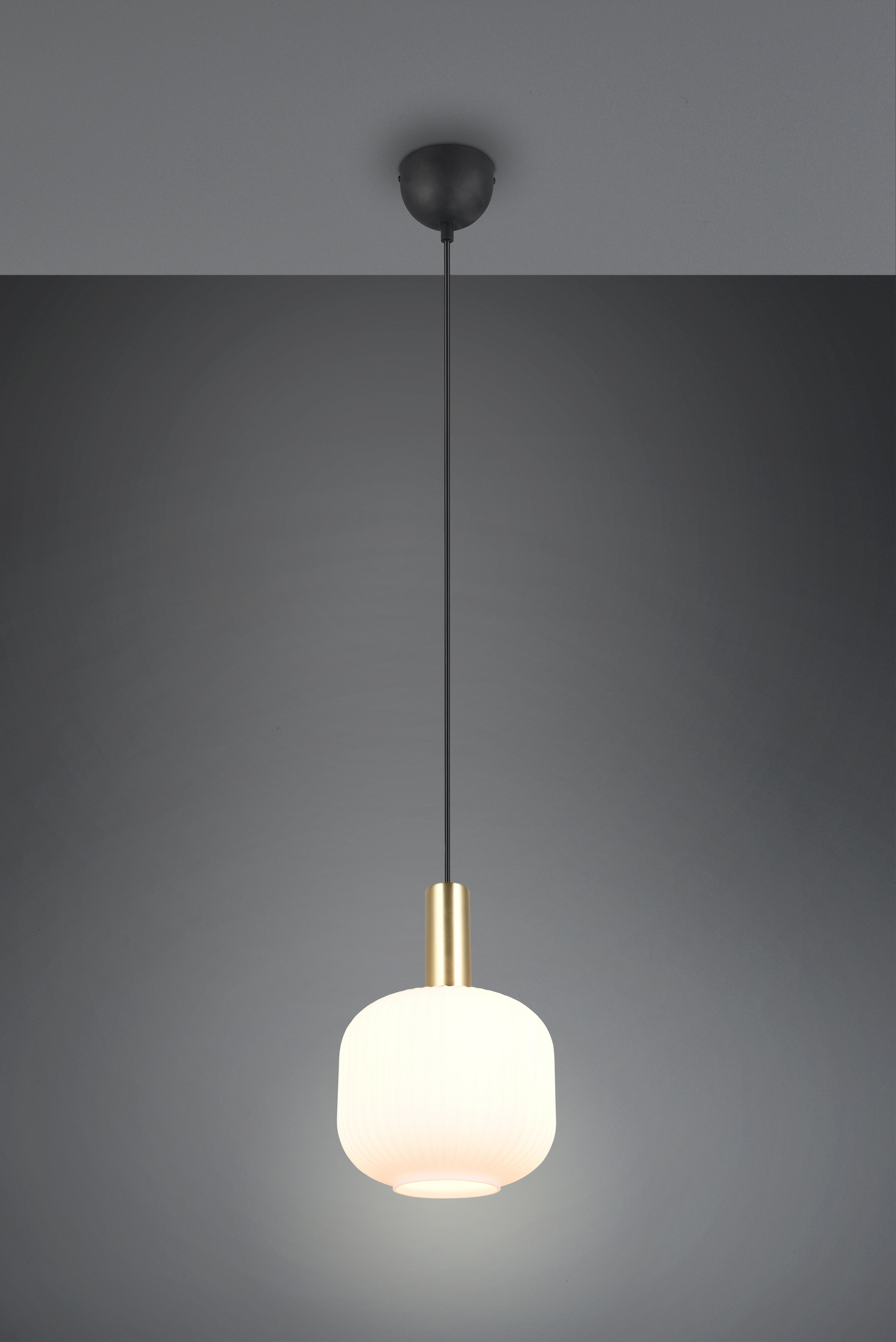 Riippuvalaisin TRIO Diva E27 mattamessinki/valkoinen