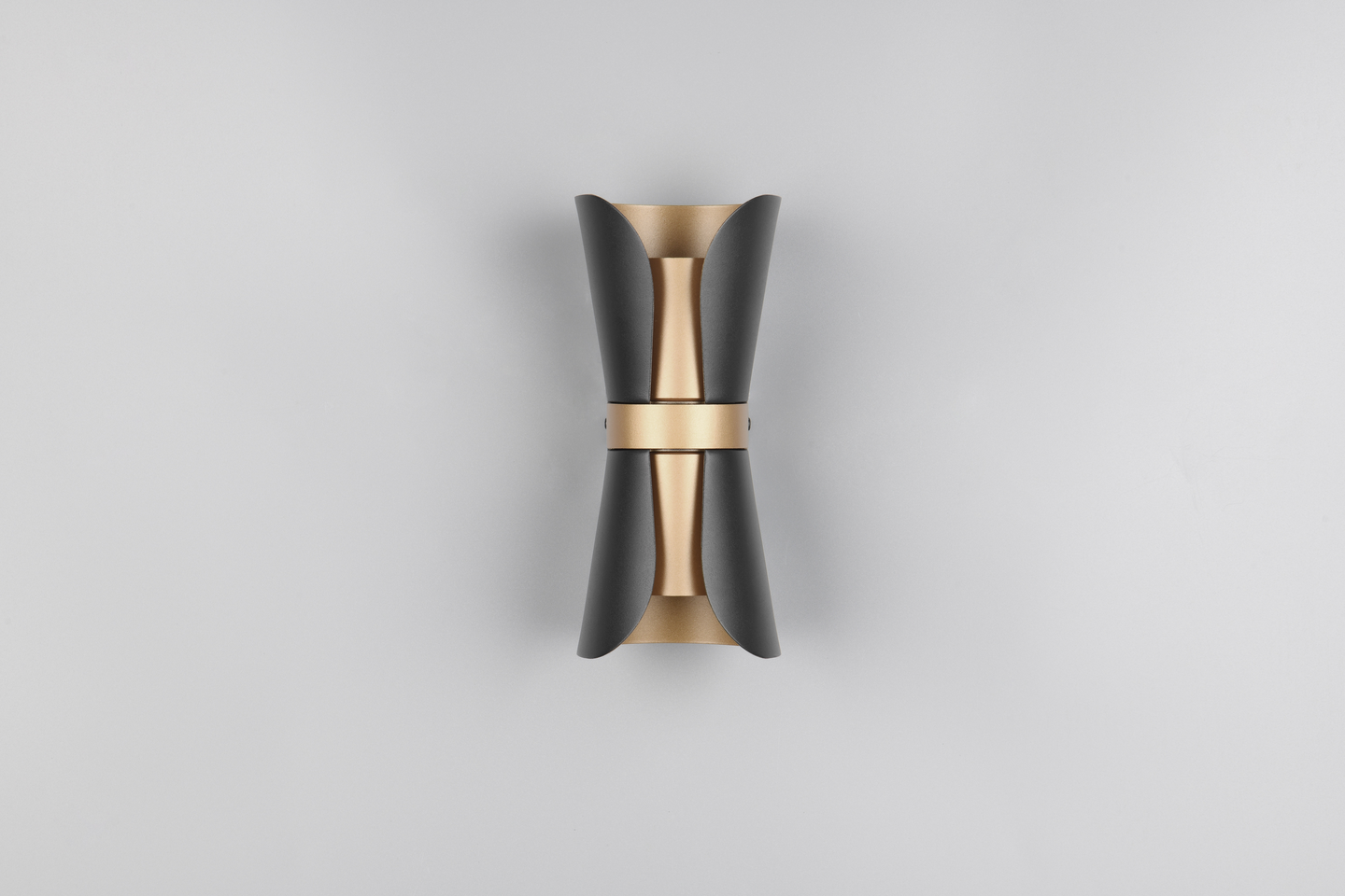 Seinävalaisin TRIO Coat GU10 2-osainen mattamusta