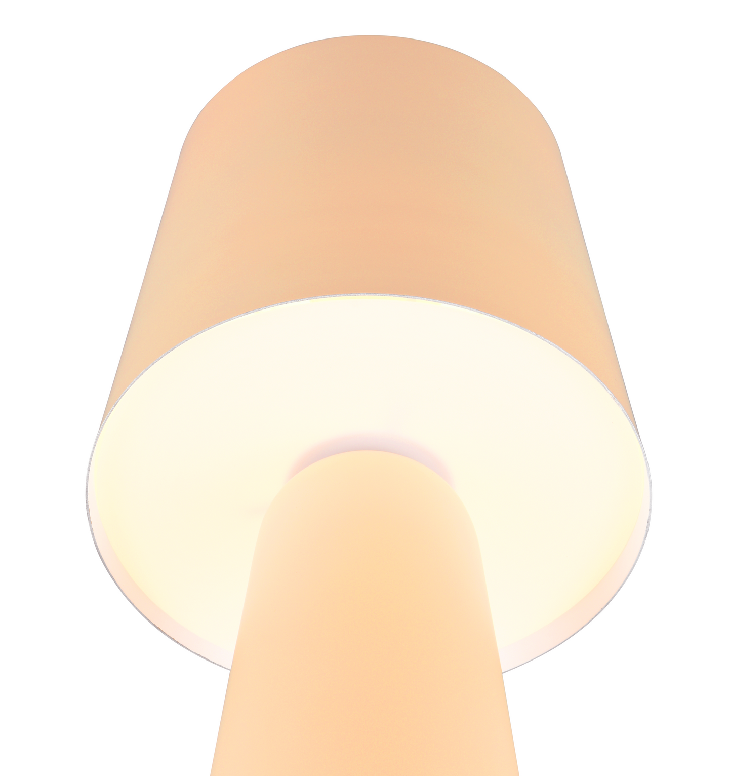 Pöytävalaisin TRIO Nubian E27 kellertävänruskea