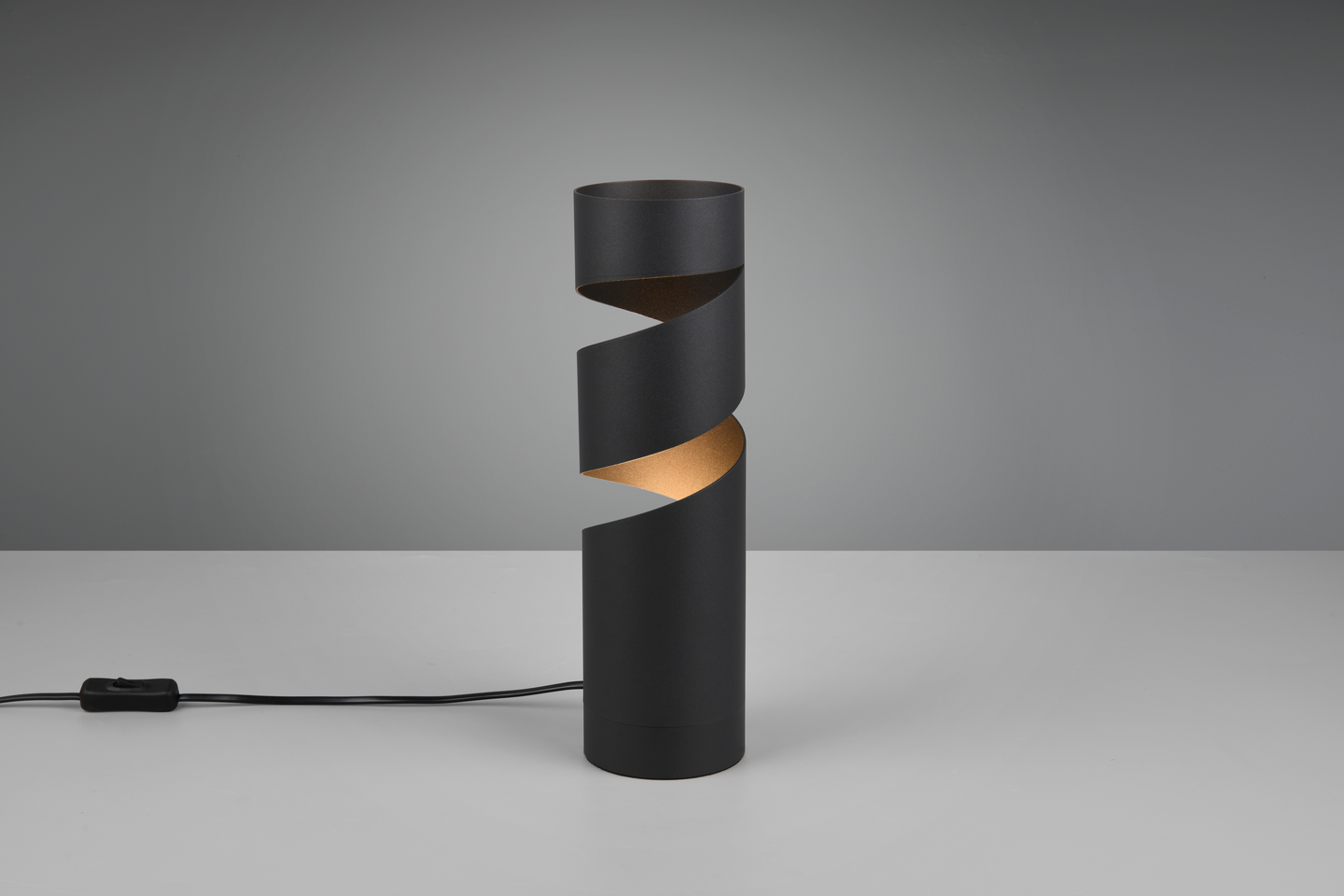 Pöytävalaisin TRIO Stream GU10 mattamusta