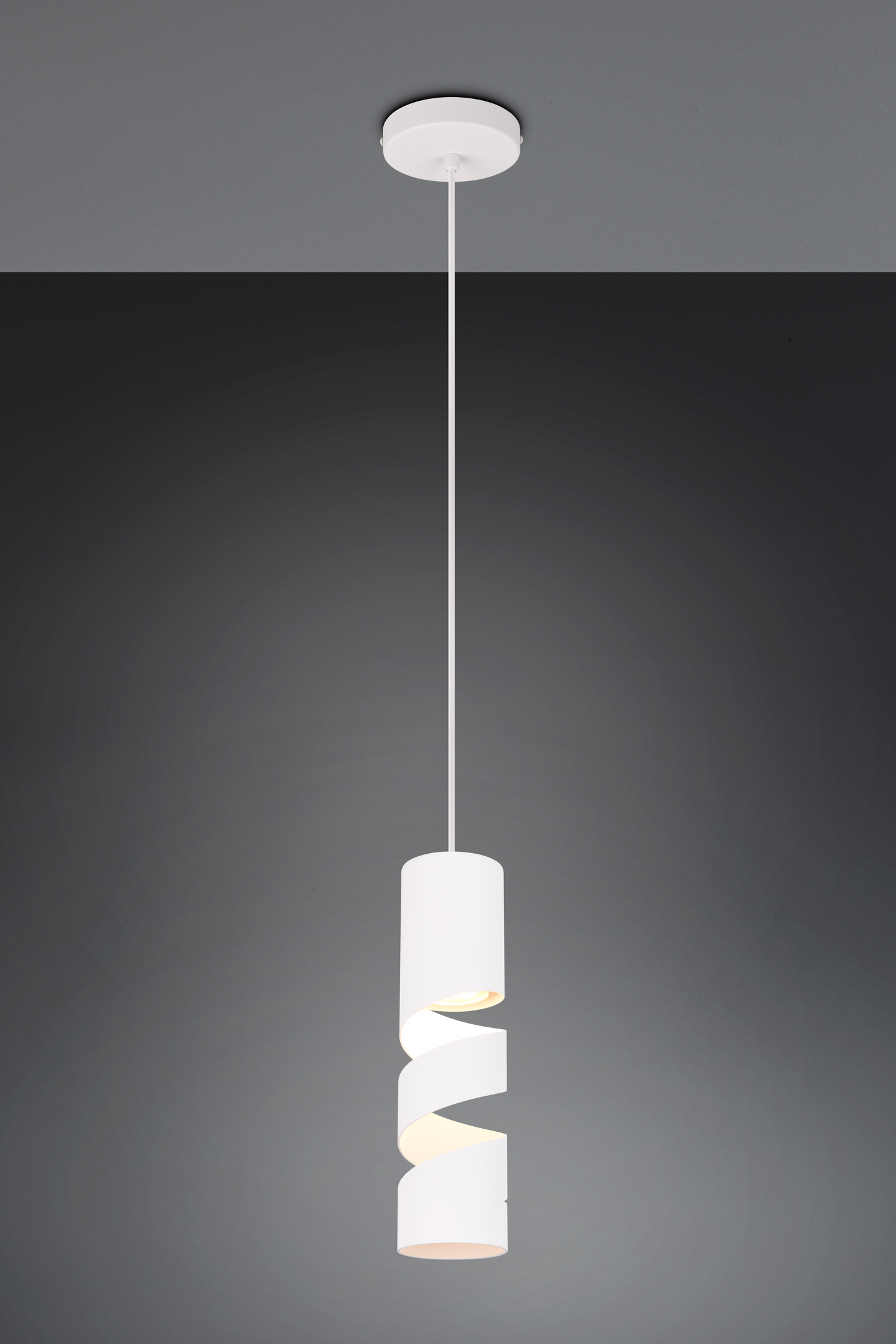 Riippuvalaisin TRIO Stream GU10 1-osainen mattavalkoinen