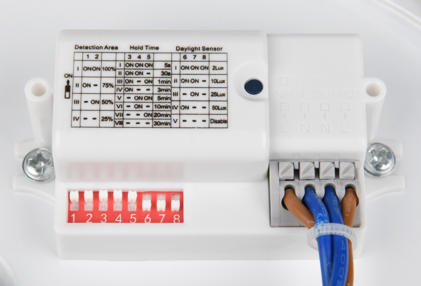 Plafondi TRIO Loody led 22W 2500lm musta liiketunnistin