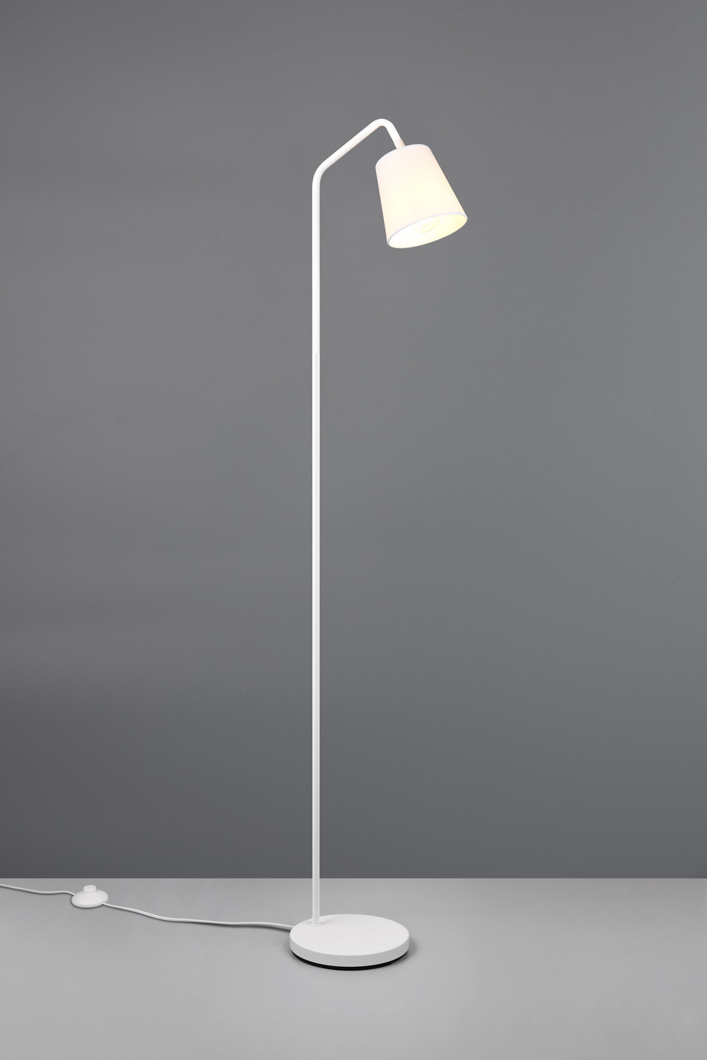 Lattiavalaisin TRIO Buddy E27 mattavalkoinen