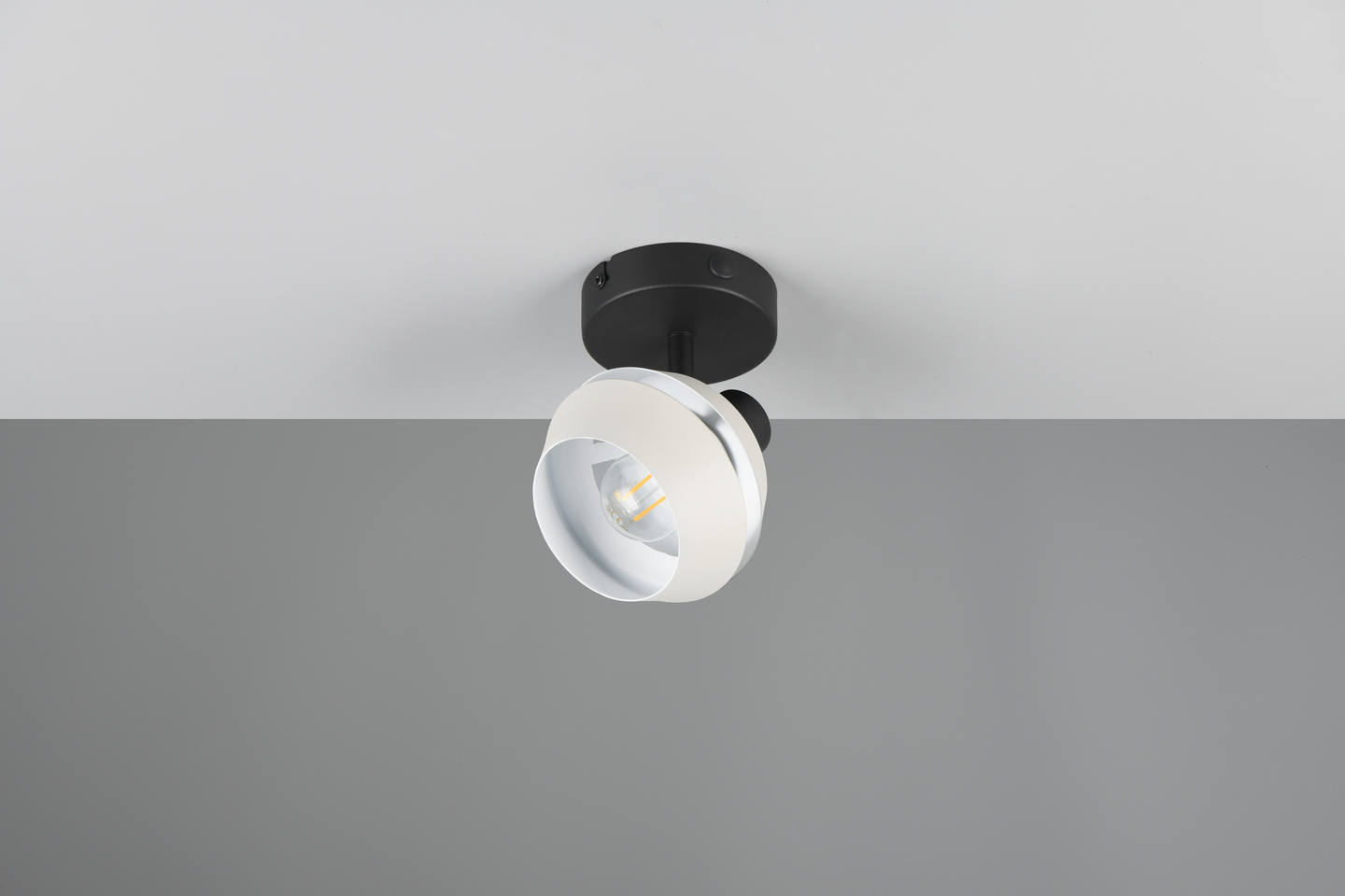 Spotti TRIO Isla E14 1-osainen lämmin harmaa / musta