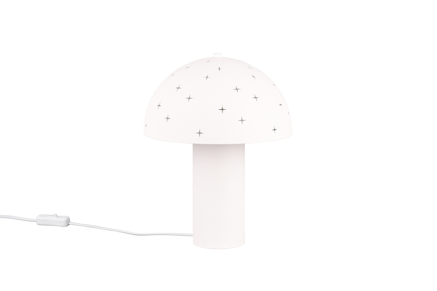 Pöytävalaisin TRIO Seta E14 mattavalkoinen