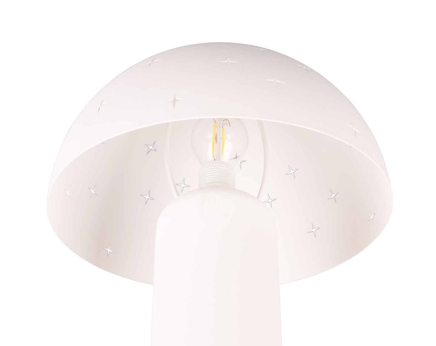 Pöytävalaisin TRIO Seta E14 mattavalkoinen