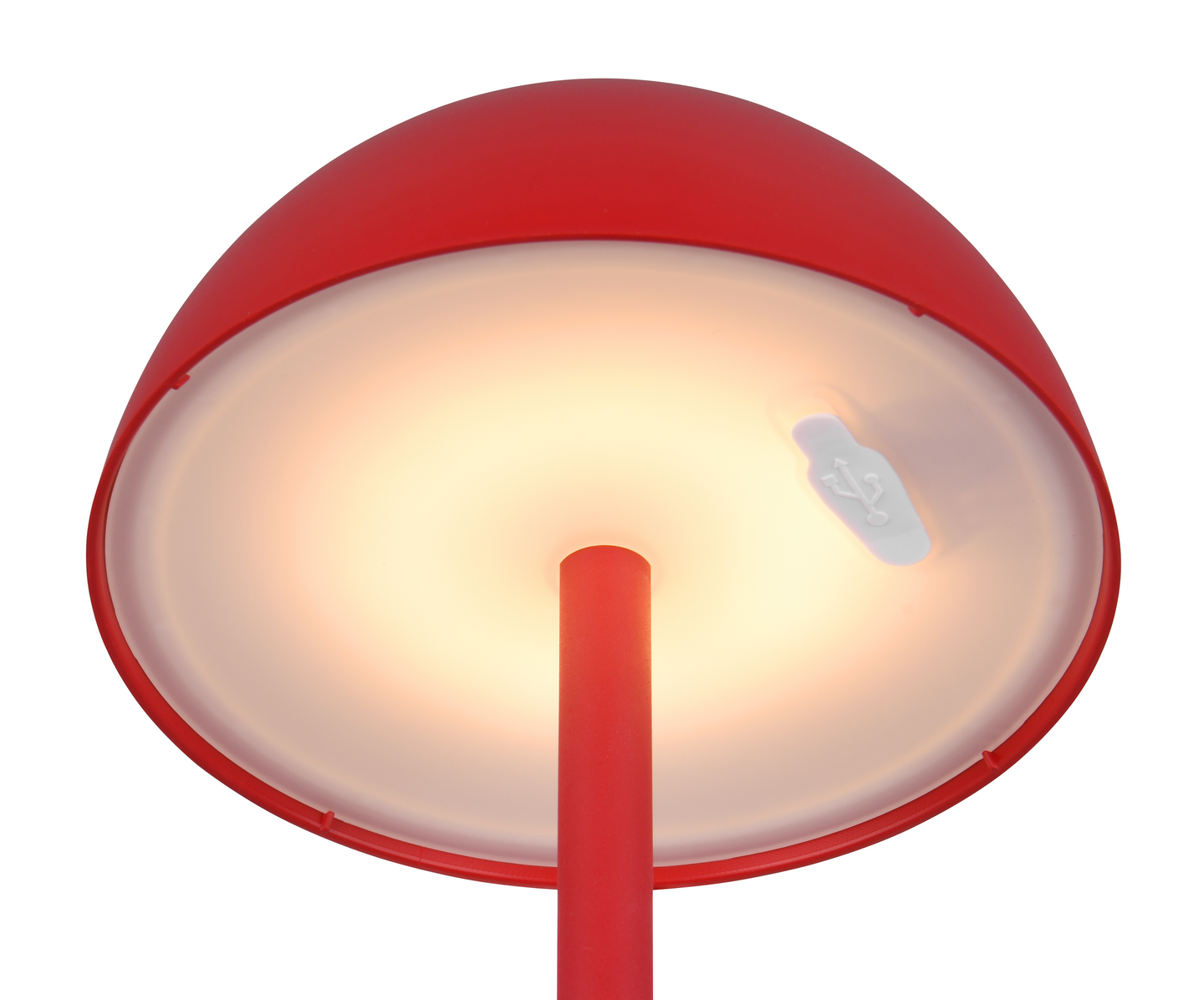 Ulkopöytävalaisin TRIO Ricardo led 1,7W punainen ladattava