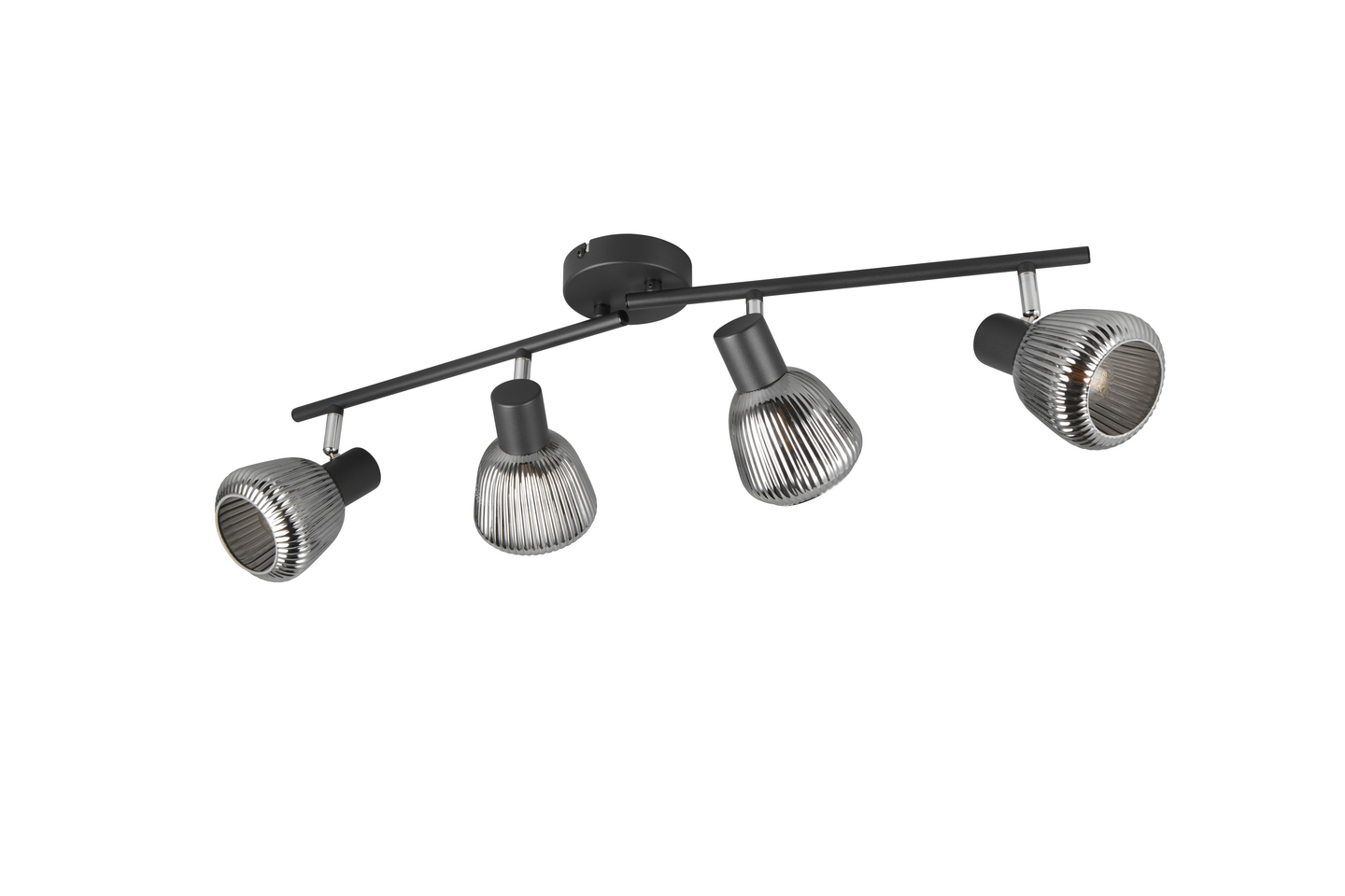 Spotti TRIO Tarifa E14 4-osainen mattamusta