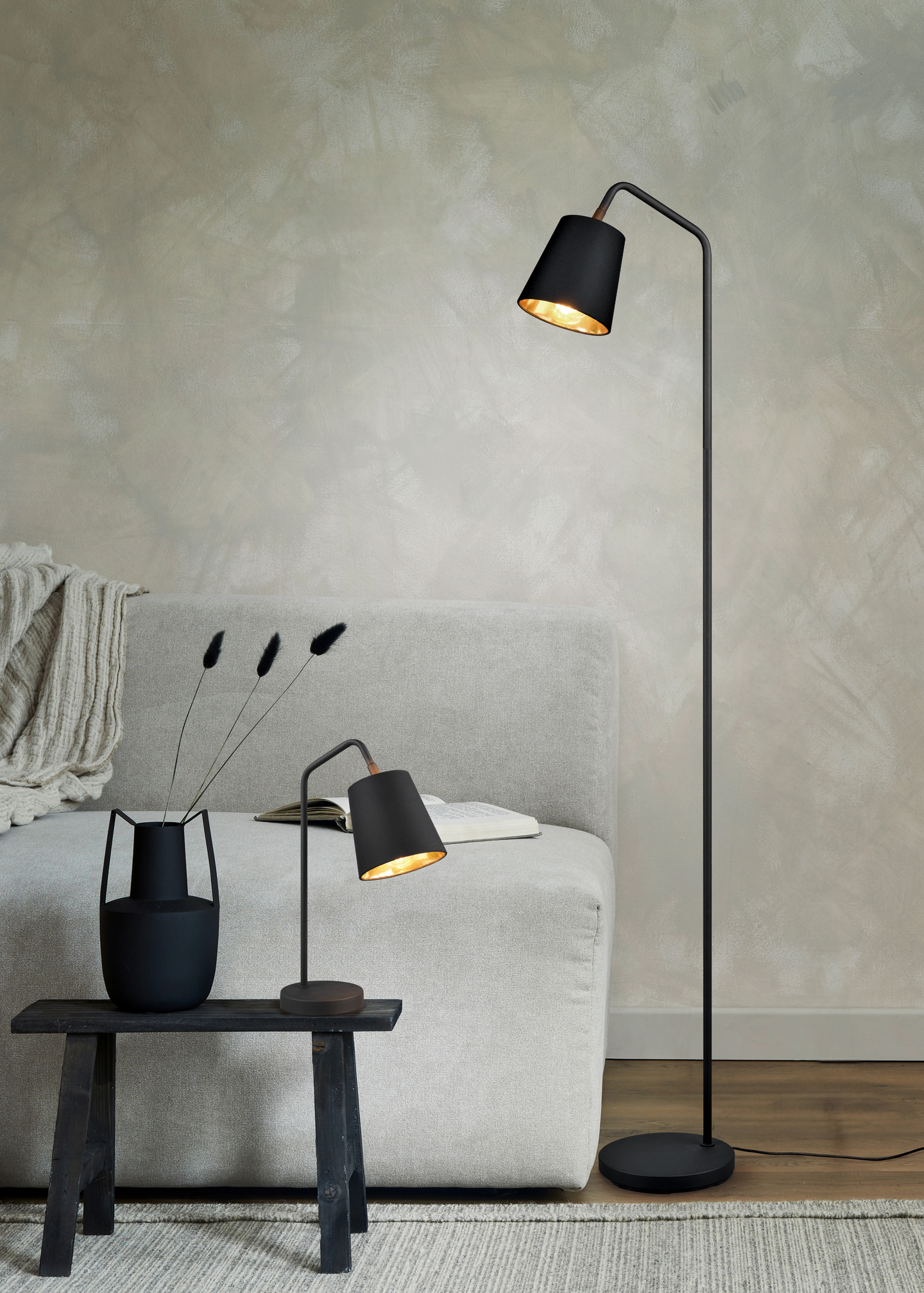 Lattiavalaisin TRIO Buddy E27 mattamusta