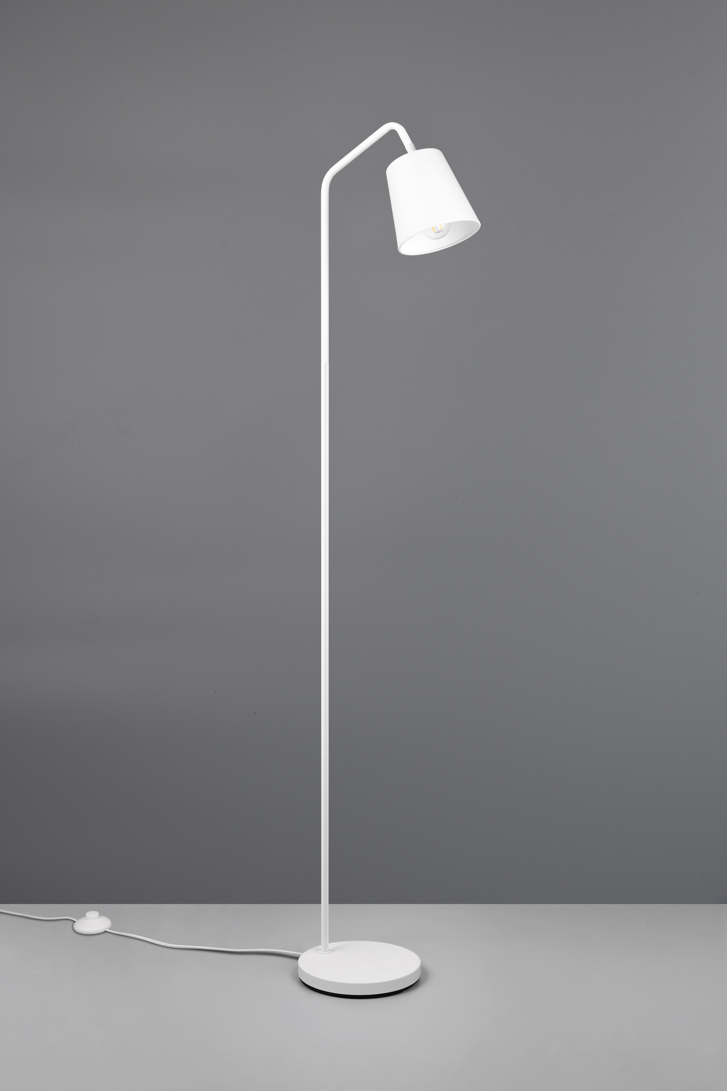 Lattiavalaisin TRIO Buddy E27 mattavalkoinen