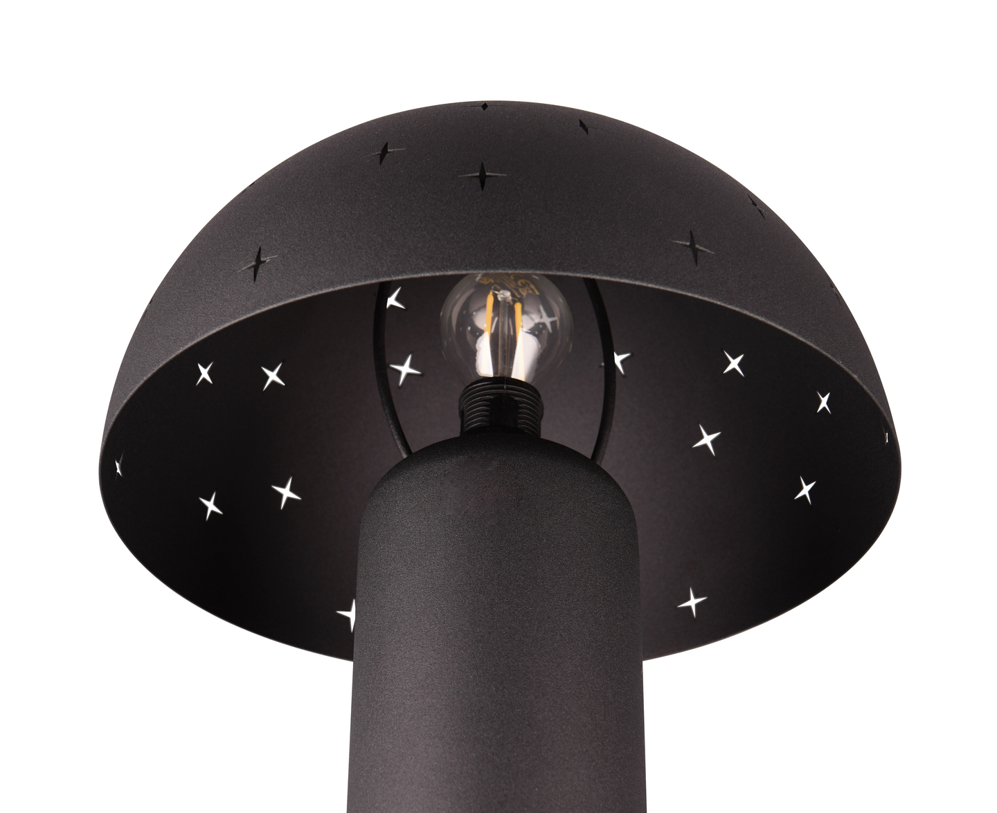 Pöytävalaisin TRIO Seta E14 mattamusta