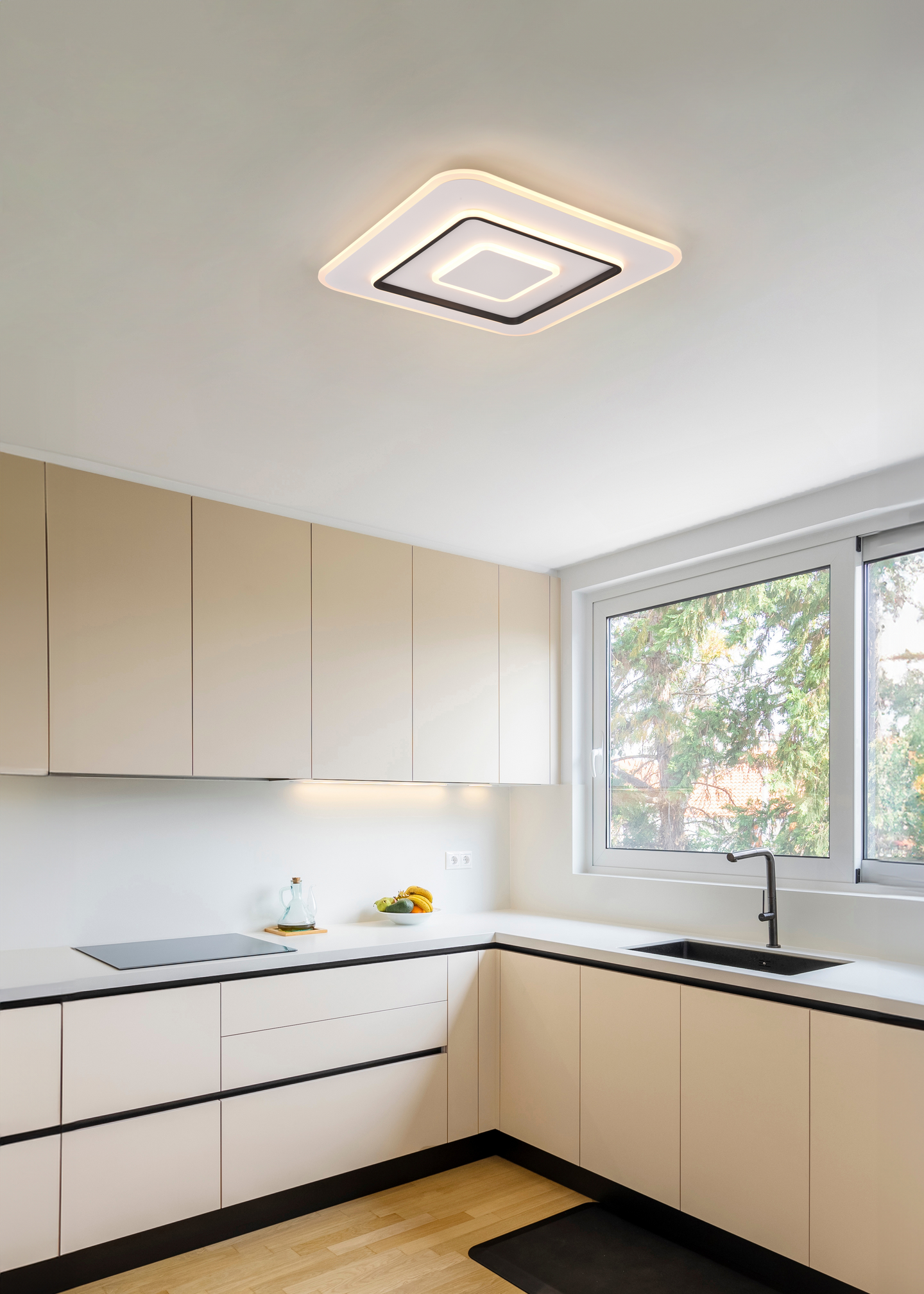 Kattovalaisin TRIO Jora led 55W 60x60cm mattavalkoinen