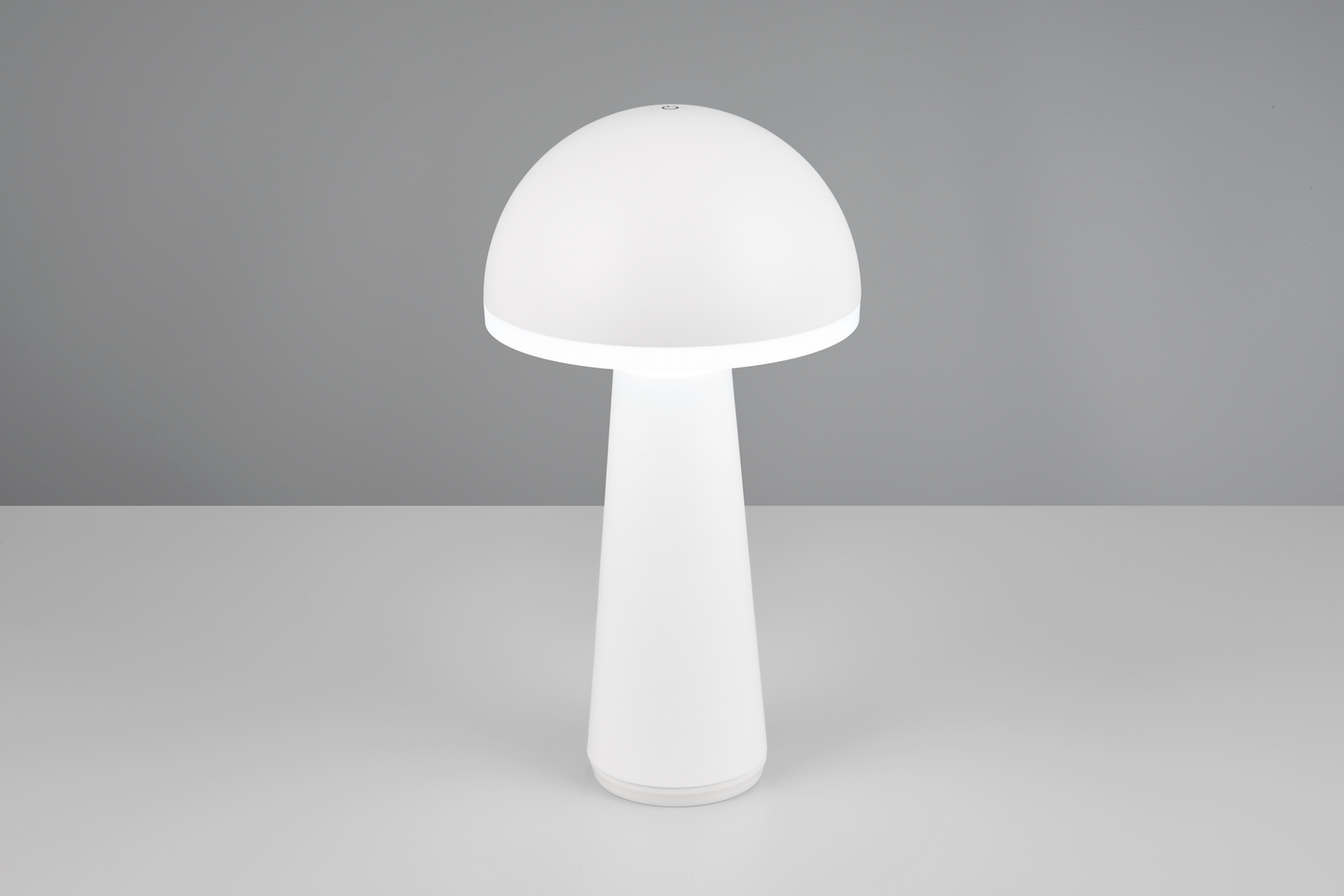 Ulkopöytävalaisin TRIO Fungo led 2W mattavalkoinen ladattava