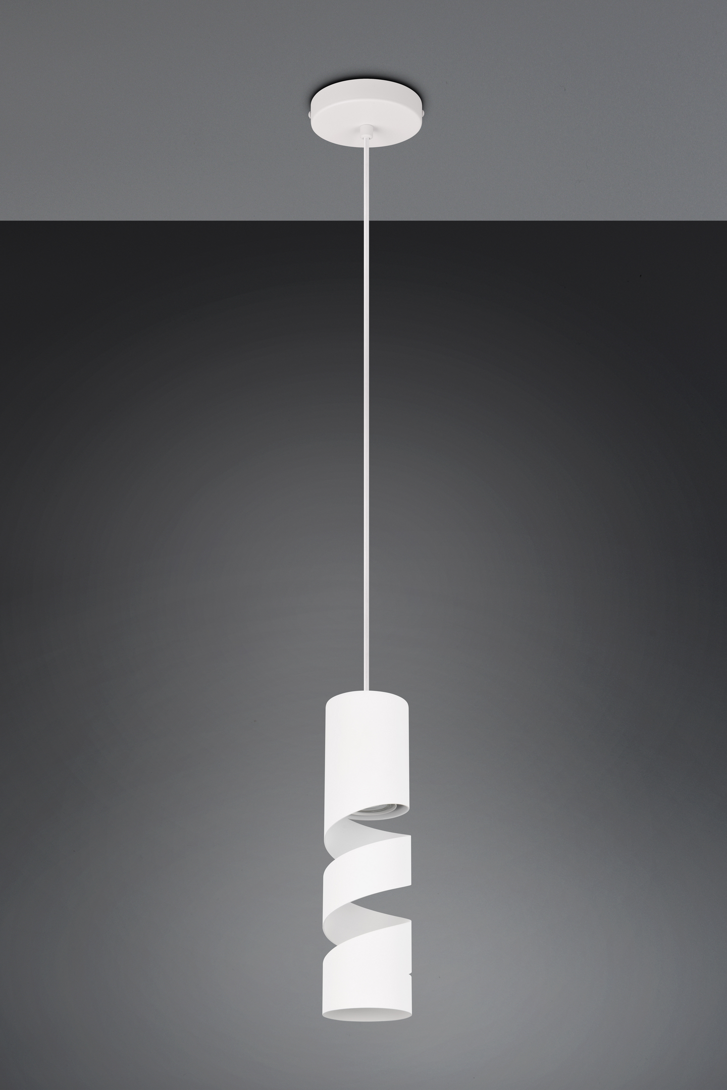 Riippuvalaisin TRIO Stream GU10 1-osainen mattavalkoinen