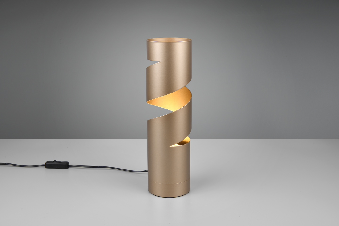 Pöytävalaisin TRIO Stream GU10 kahvinruskea