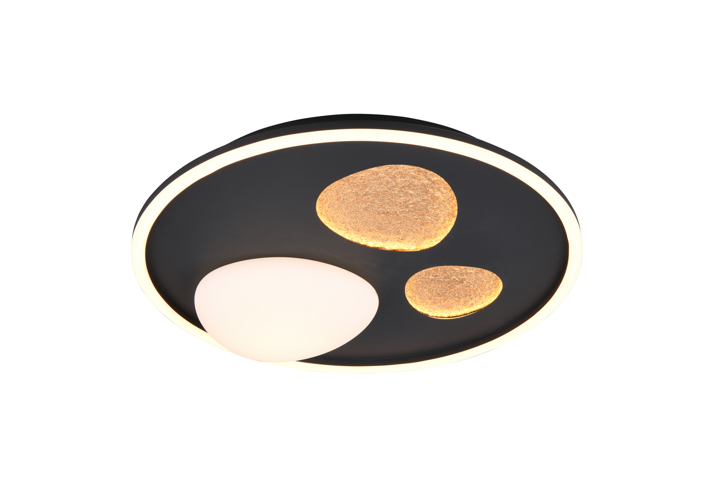 Kattovalaisin TRIO Pebble led 36W 4500lm mattamusta