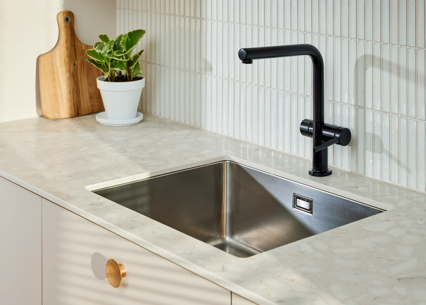 Mosaiikki Cello Piano 2x14,5cm (29,6x29,9cm) kiiltävä valkoinen