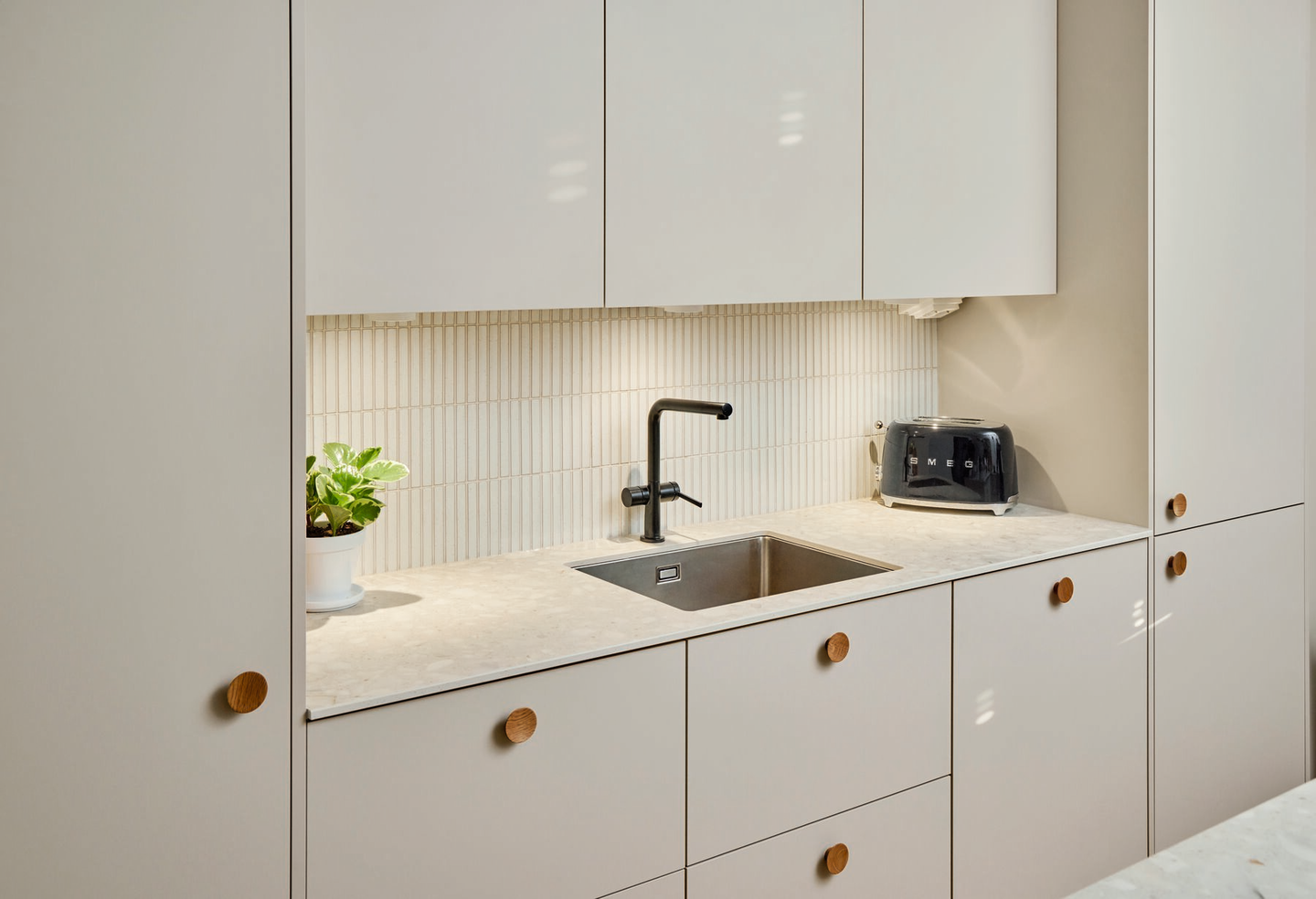 Mosaiikki Cello Piano 2x14,5cm (29,6x29,9cm) kiiltävä valkoinen