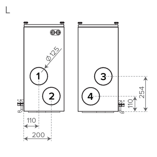 LTO-laite Vallox TSK Multi 80 MV R