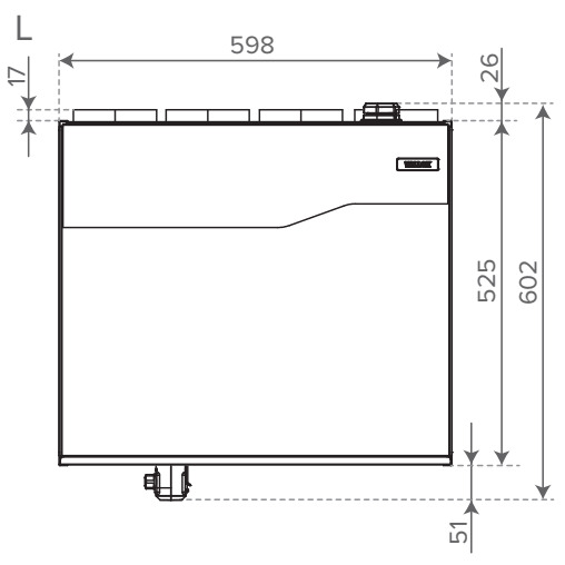 LTO-laite Vallox 125D MV LA12