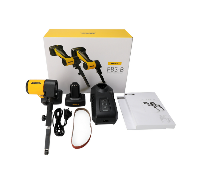 Akkunauhahiomakone Mirka FBS-B 13X457mm 12V 2X5.0 AH