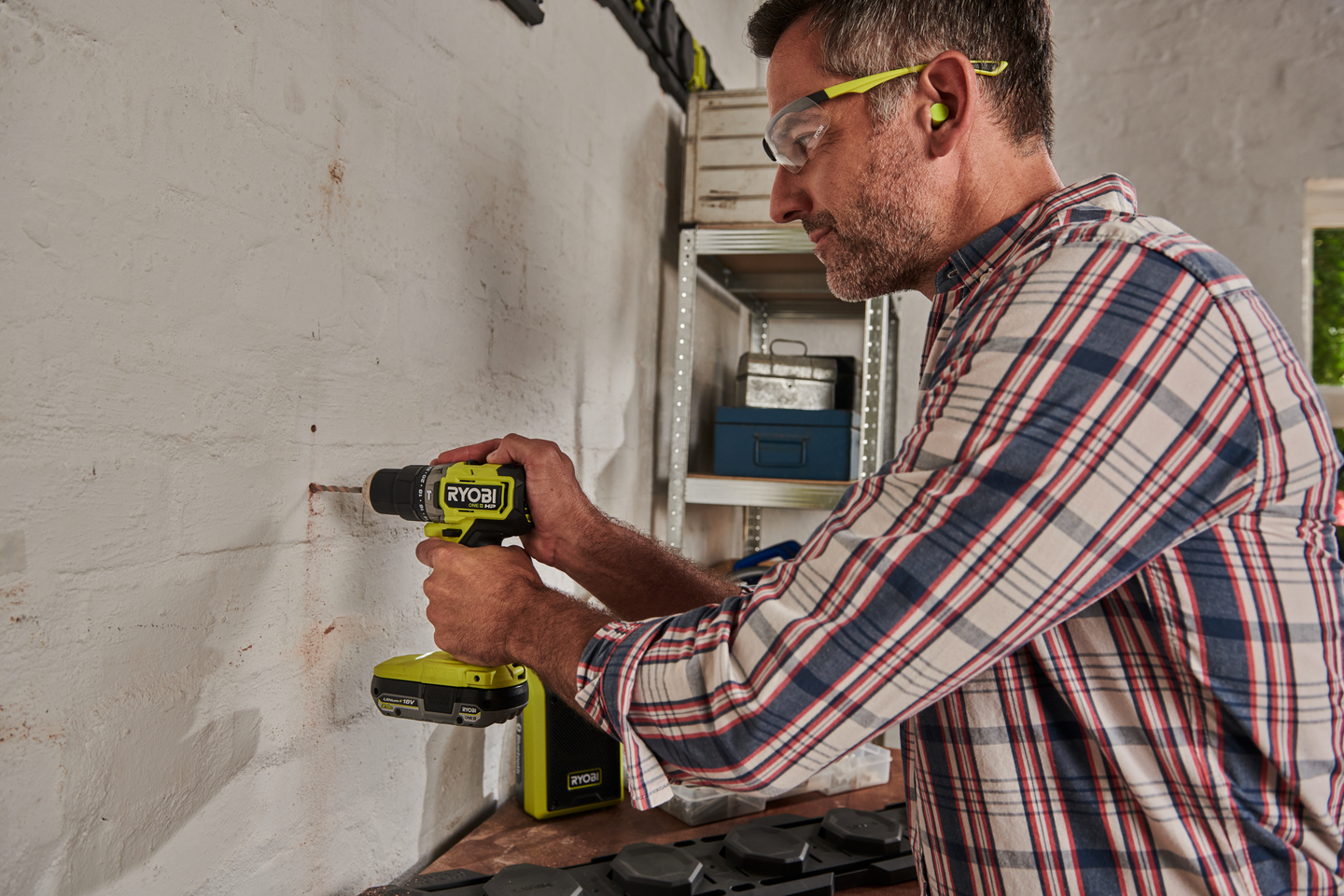 Akkuiskuporakone Ryobi RPD18C1-220S 18V ONE+ HP 2x2,0Ah