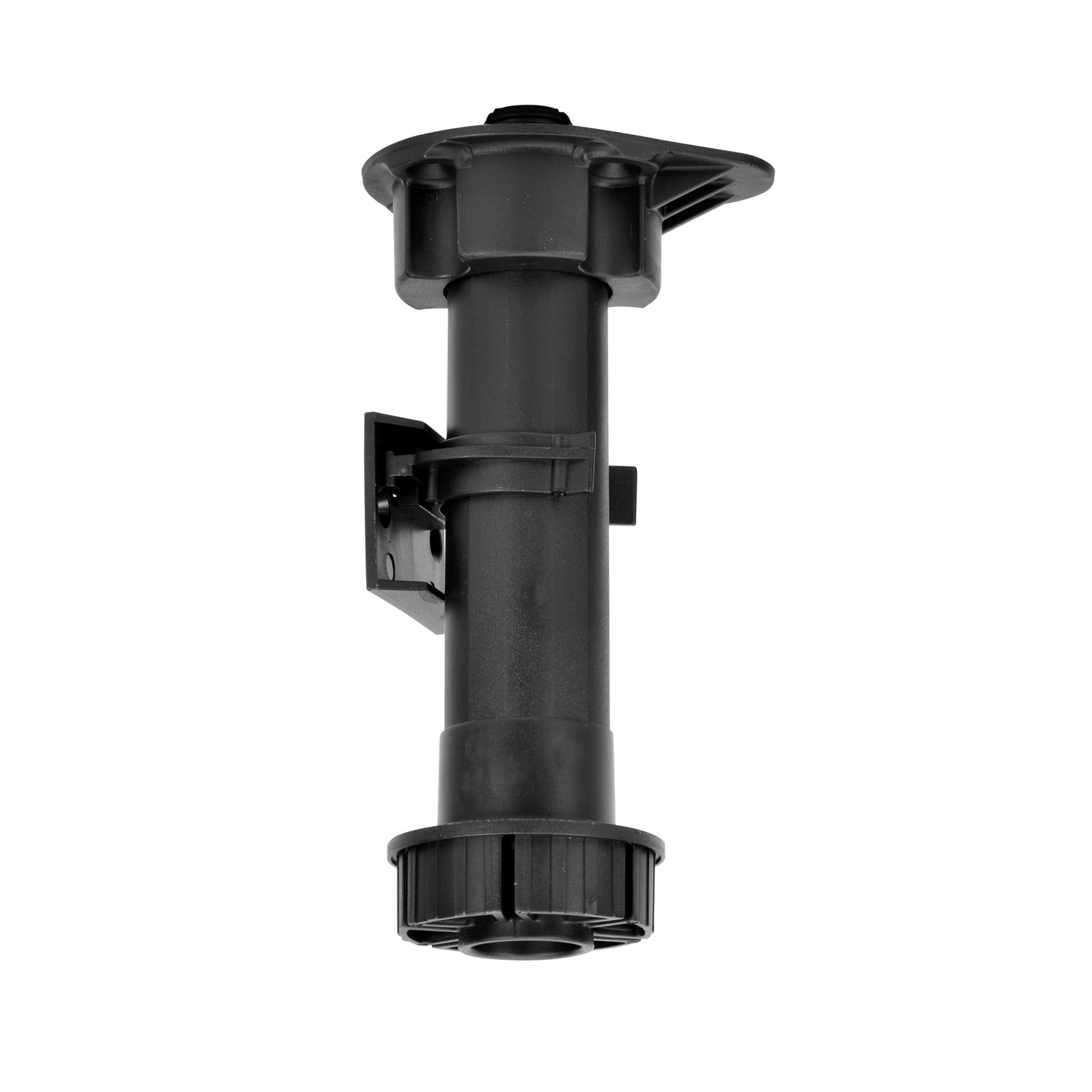 Sokkelijalka ja u-kiinnike PROF 140-175mm muovi/musta 2+2kpl