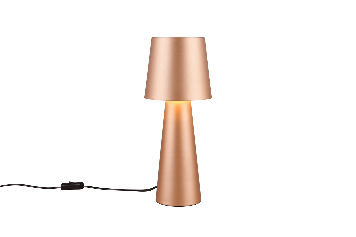 Pöytävalaisin TRIO Nubian E27 kahvinruskea