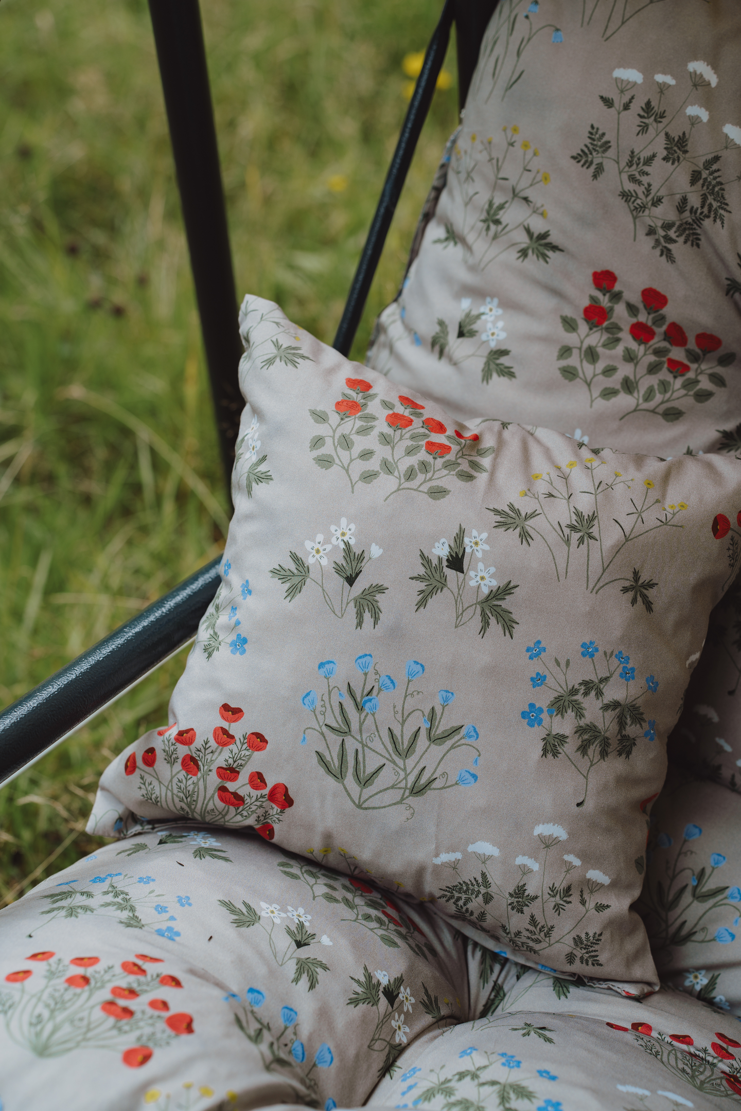 Pehmuste Varax De Luxe/Suvi/Monica keinuun 99B kukkainen-beige 160cm x 70cm