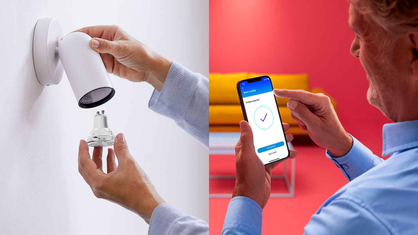 Kohdelamppu Philips Wiz BLE 50W GLASS RGB 345 LM - 2700-6500K GU10