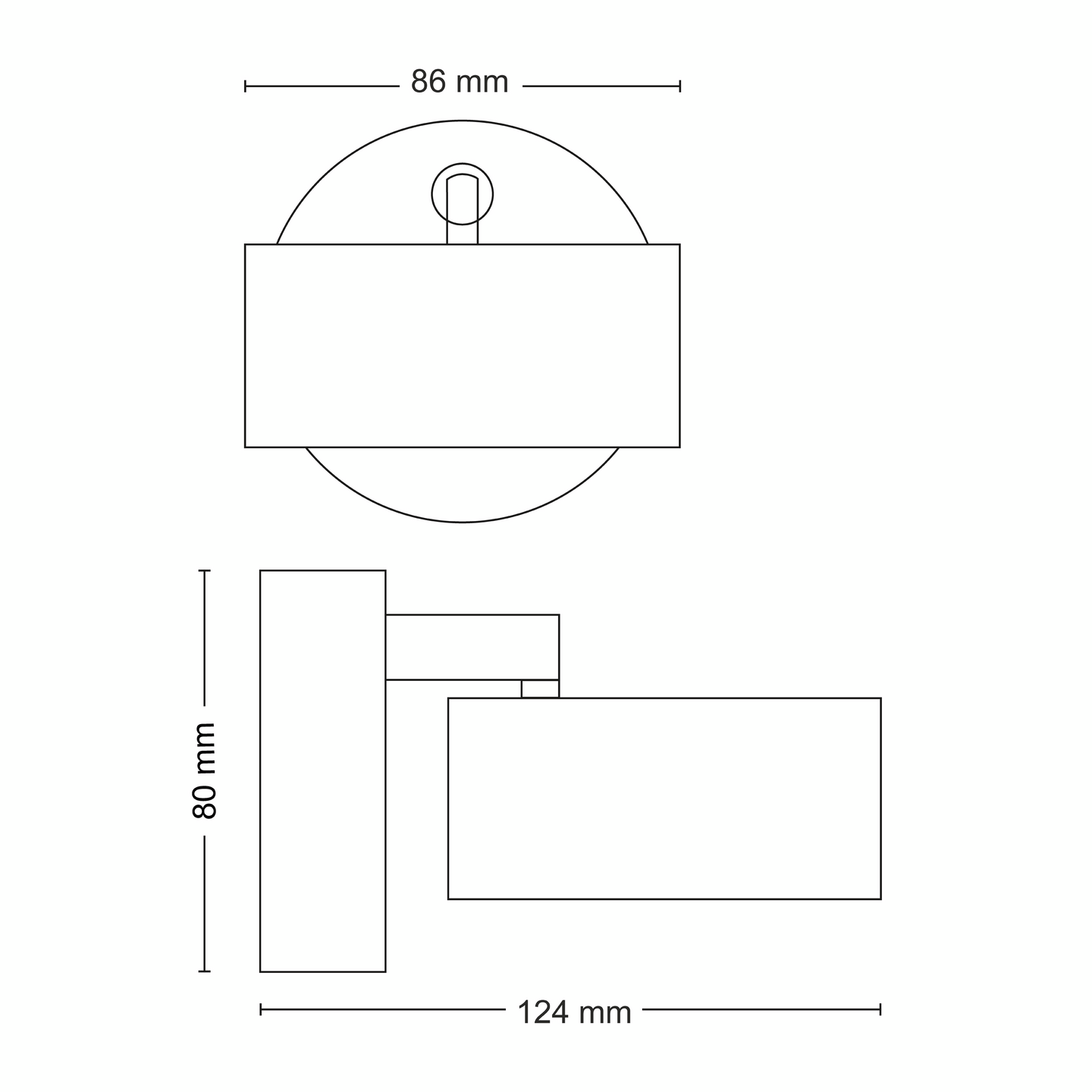 Kohdevalaisin Philips Bracia 1x5.5W HV 550lm 2700K valkoinen