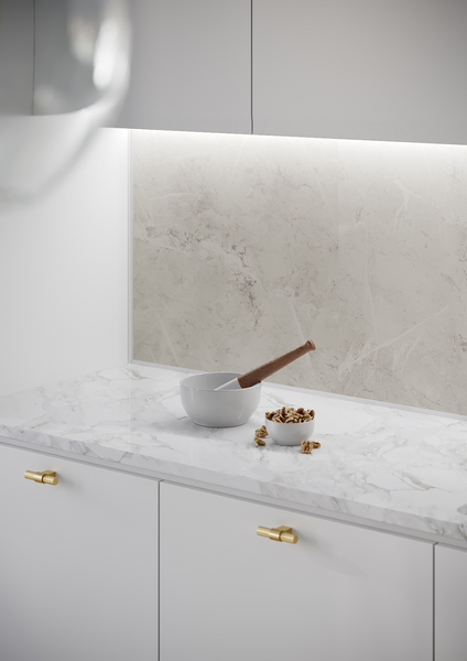 Välitilalevy Fibo 273 KM00 S White Marble