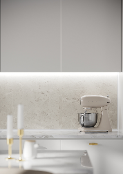 Välitilalevy Fibo 273 KM00 S White Marble