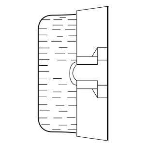 Saunavalaisin Ensto AVH11 ilman ritilää