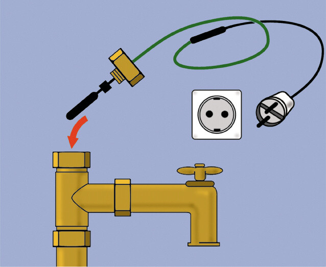 Sulanapitokaapeli Ensto Plugn Heat 15m EFPPH15 liitosjohto 2,5m