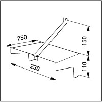 Lumisuoja Ensto AVR7.1 ja AVRK7.2 musta