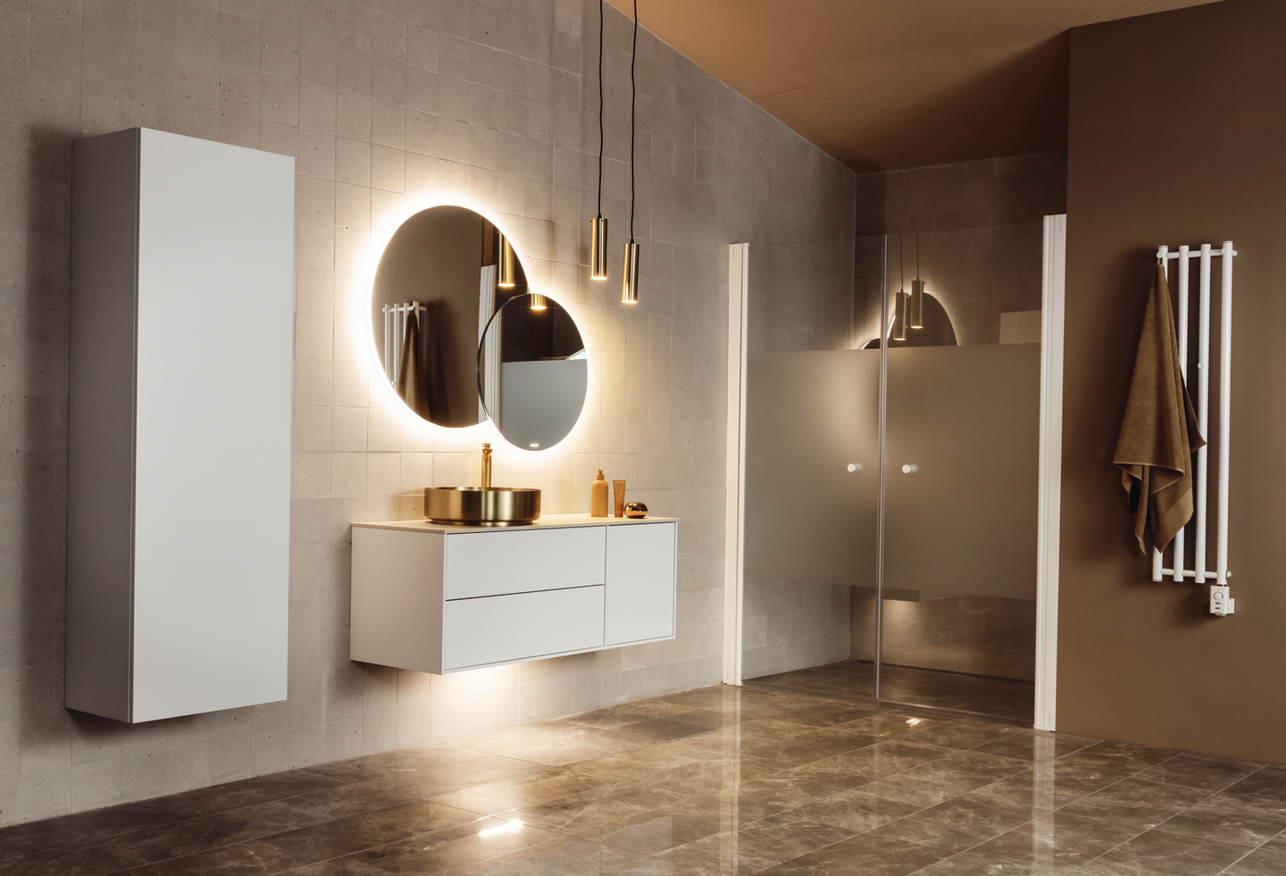 TVÄTTSTÄLL SVEDBERGS STORA FRI BORSTAD, MÄSSING 40X40X12CM