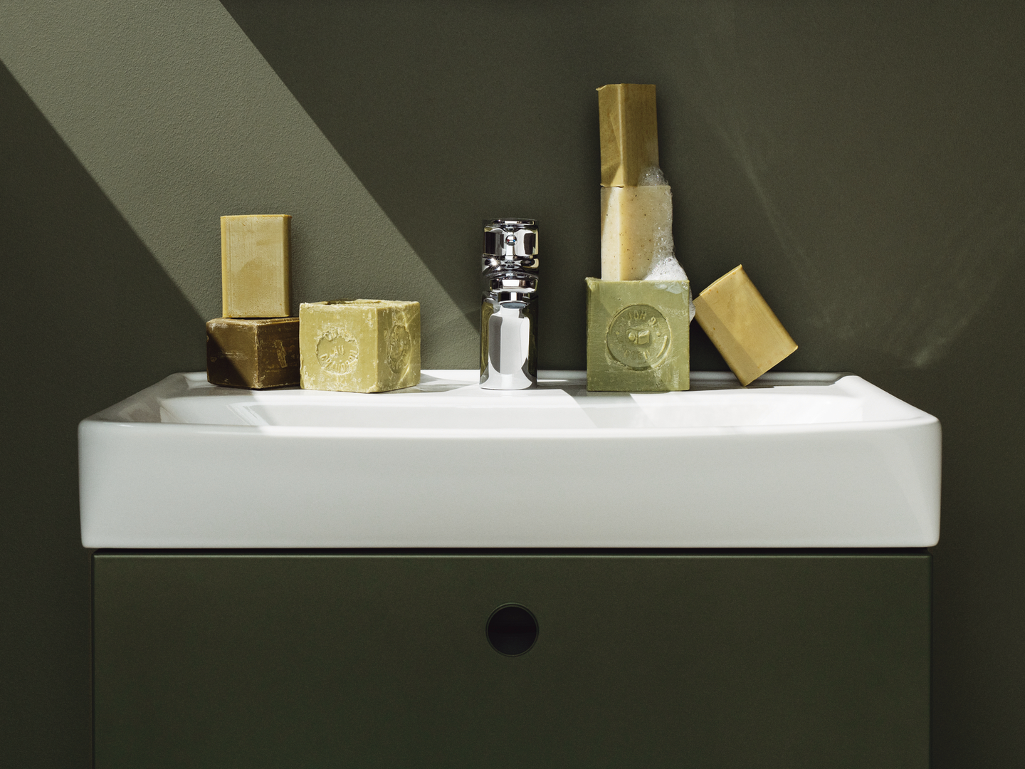 TVÄTTSTÄLLSSKÅP SVEDBERGS INTRO SALVIA 2LÅD INTHT 55X35X50CM