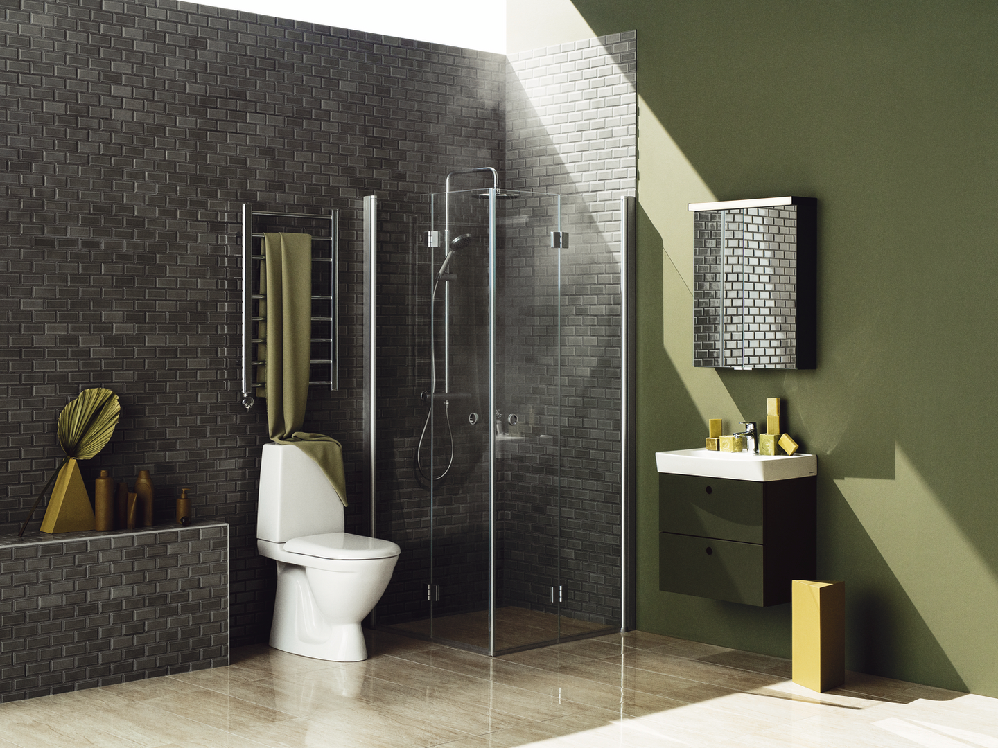 TERMOSTATBLANDARE SVEDBERGS SPIKA KROM, 160CC 10,9X10,9X10,9CM