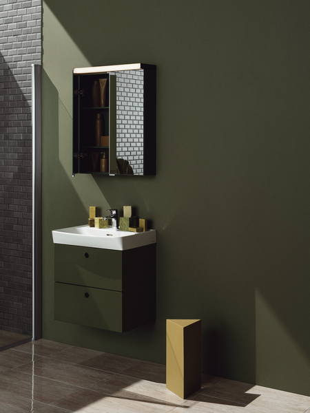 TVÄTTSTÄLLSSKÅP SVEDBERGS INTRO SALVIA 2LÅD INTHT 55X35X50CM