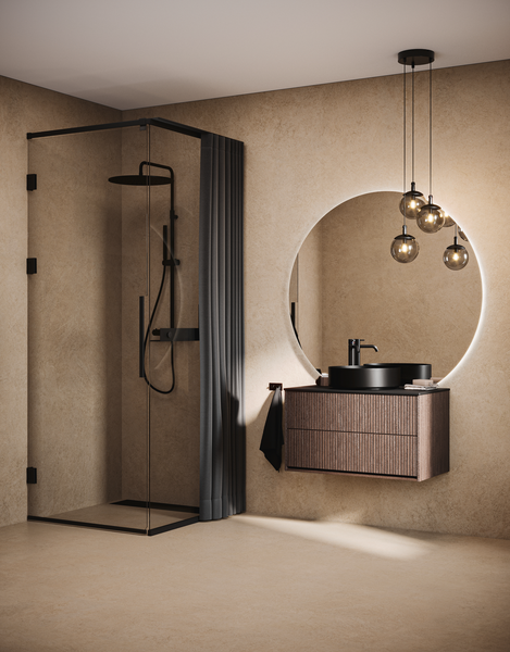 SPEGEL SVEDBERGS VALJE RUNDAD LED 120X3,2X112CM